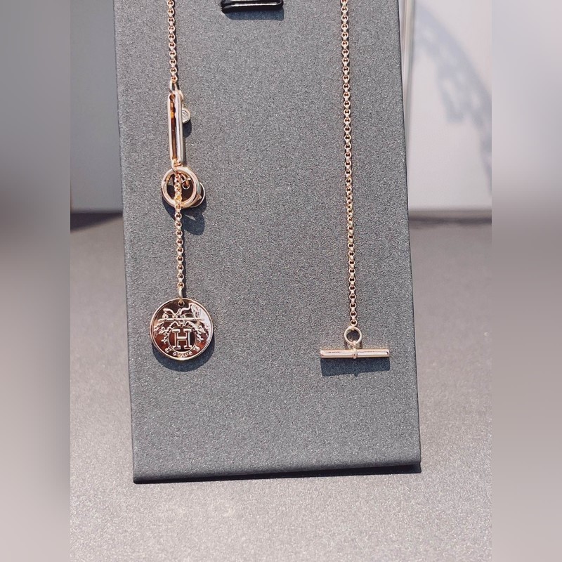 [原單對版] (配全套包裝) 愛馬仕clou de selle 項鍊，屬于H家