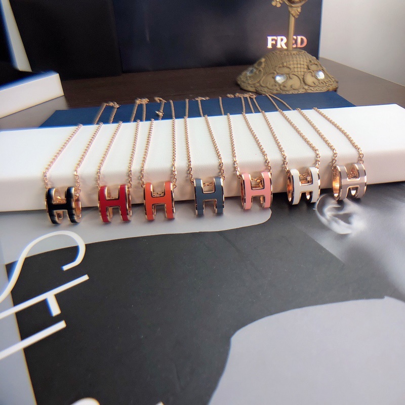 [原單對版] (配全套包裝) 愛馬仕 h項鍊