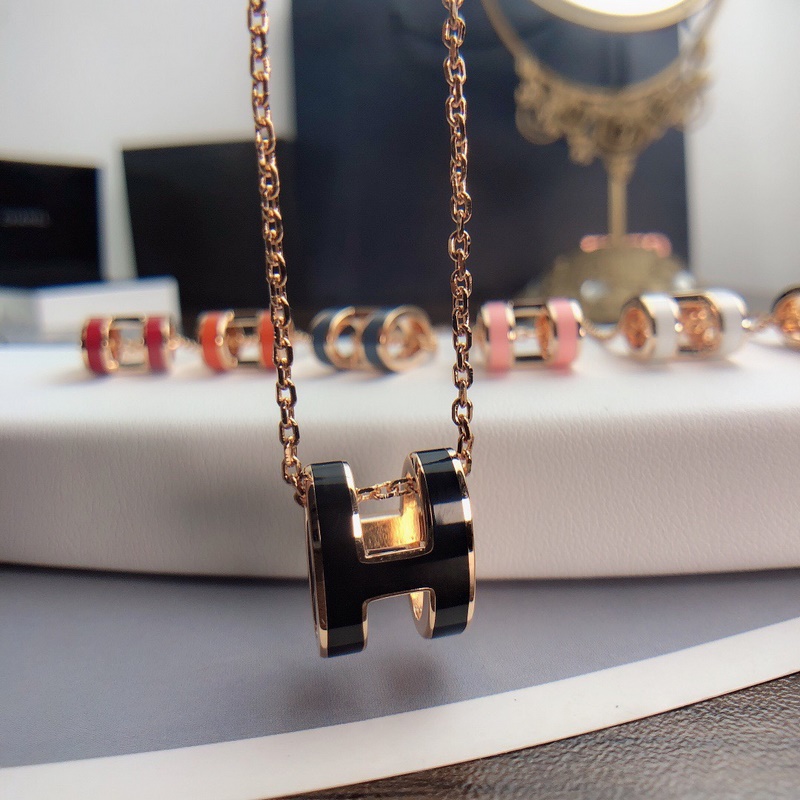 [原單對版] (配全套包裝) 愛馬仕 h項鍊