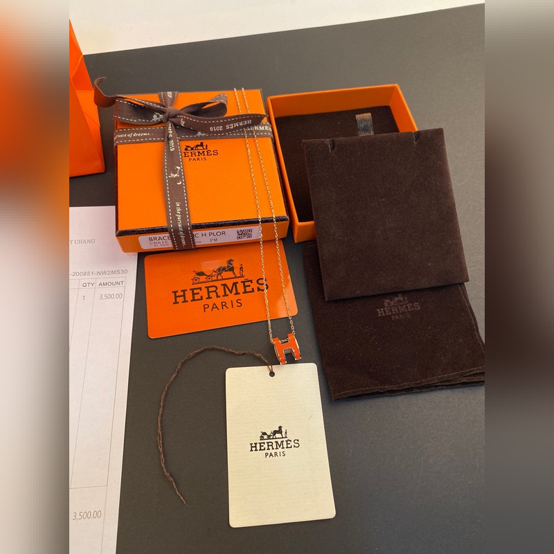 [原單對版] (配全套包裝) 愛馬仕 h項鍊