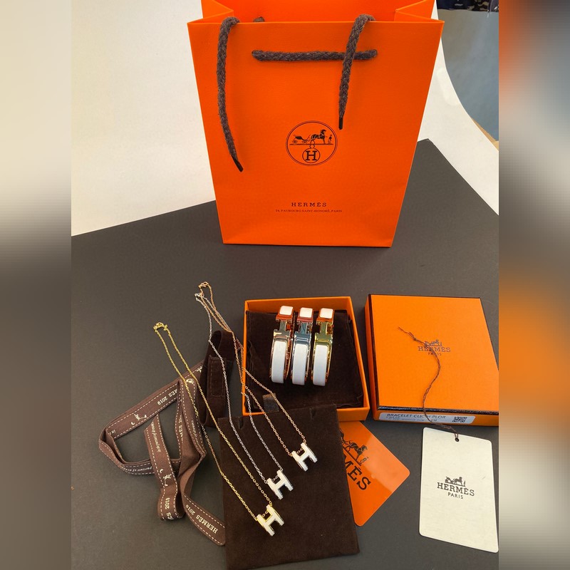 [原單對版]項(xiàng)鍊+手鐲 愛馬仕項(xiàng)鍊 +手鐲 配套