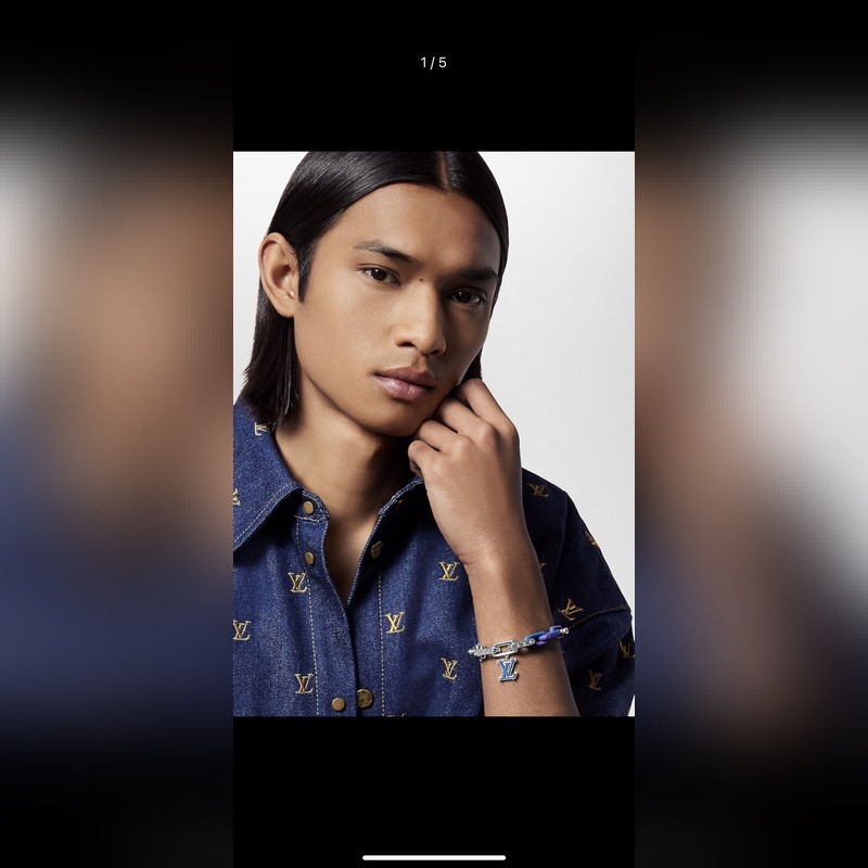 驢家Monogram Chain 手鍊取材精鋼、為耀目金屬鍊環工緻鏤刻 Mono