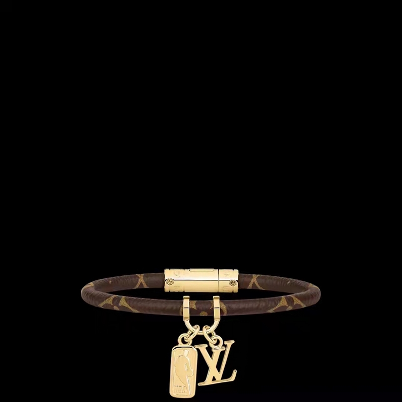 驢家新款lv老花手鍊LV路易威登 與NBA聯(lián)名款 足球時(shí)尚 個(gè)性 搭配lv各種