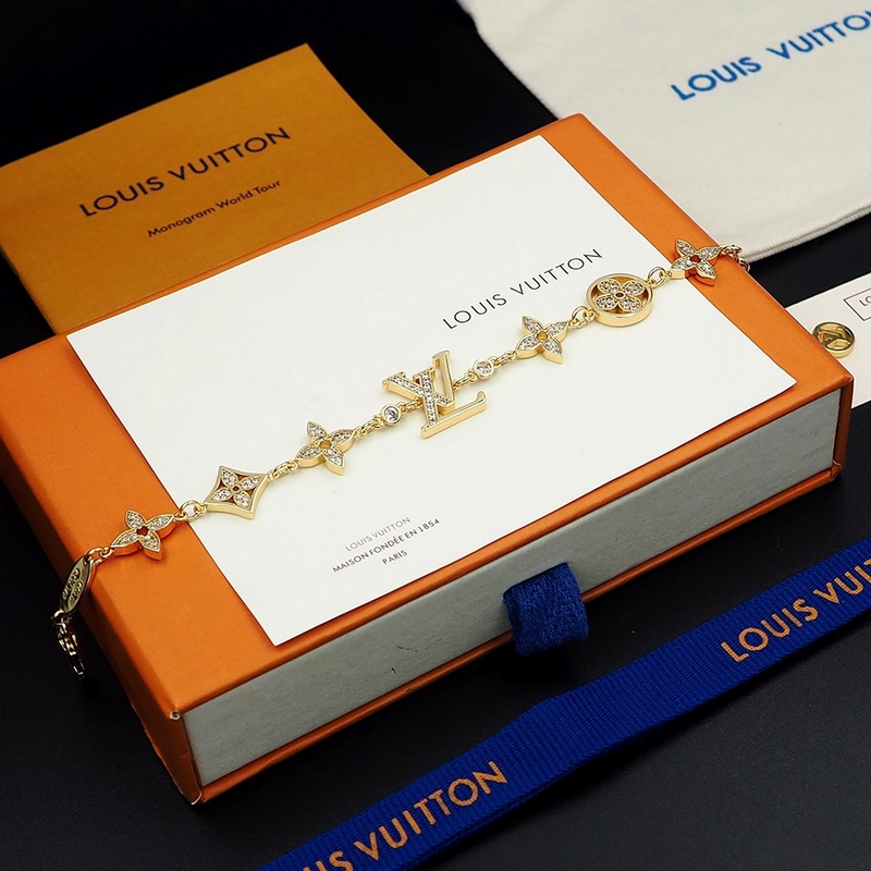 驢家老花滿鑽手鍊