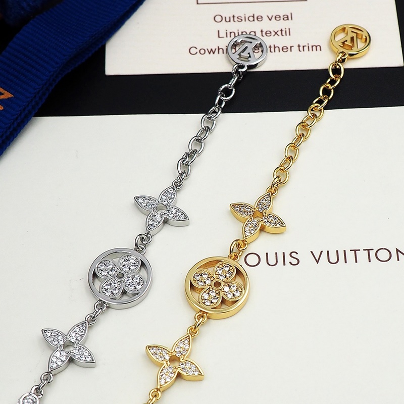 驢家老花滿鑽手鍊