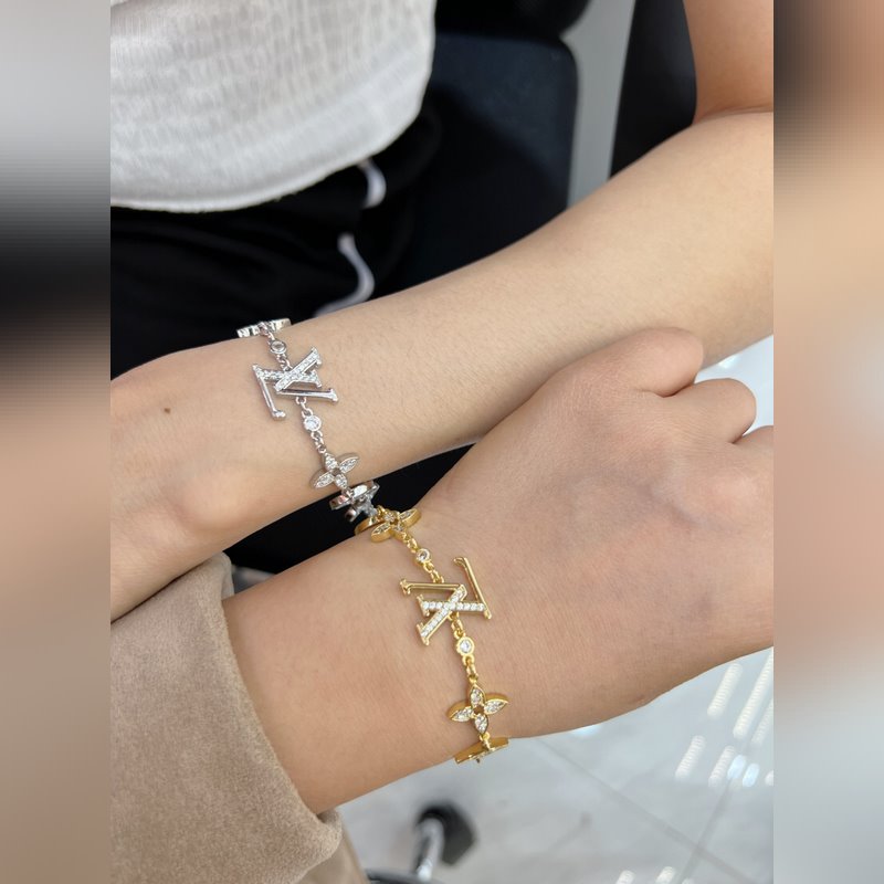 驢家老花滿鑽手鍊