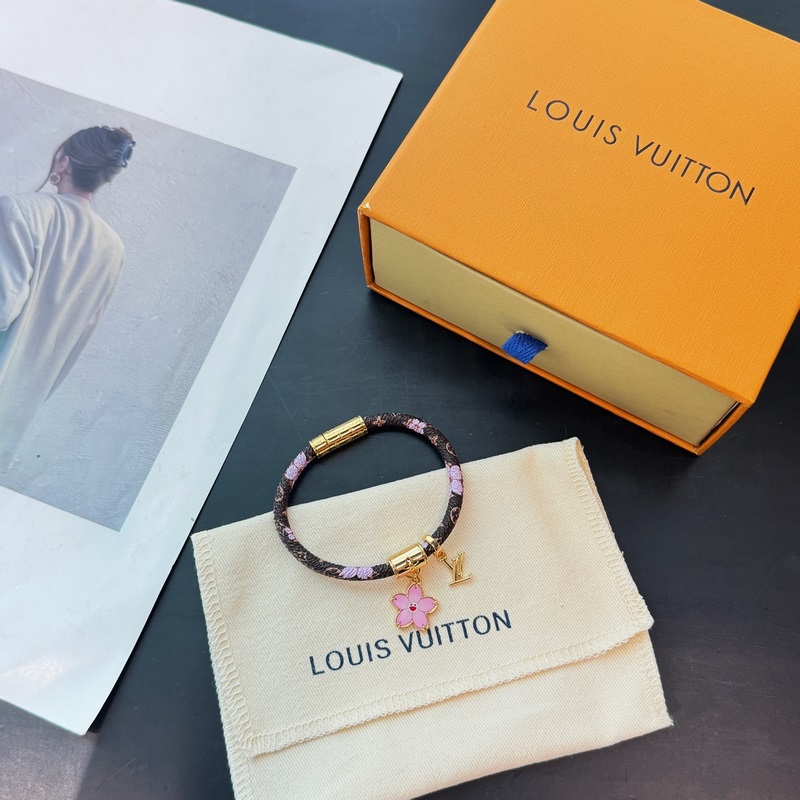 [原單對(duì)版] (配全套包裝) 新品 LV X TM 櫻花手鐲 原單貨 Loui