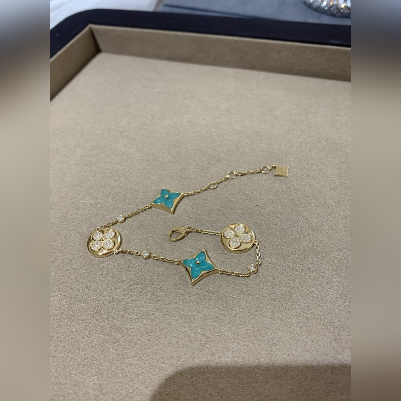 [原單對版] (配全套包裝) LV天河石手鍊出貨 顯白的顔色