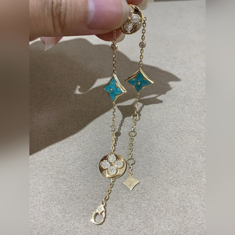 [原單對版] (配全套包裝) LV天河石手鍊出貨 顯白的顔色