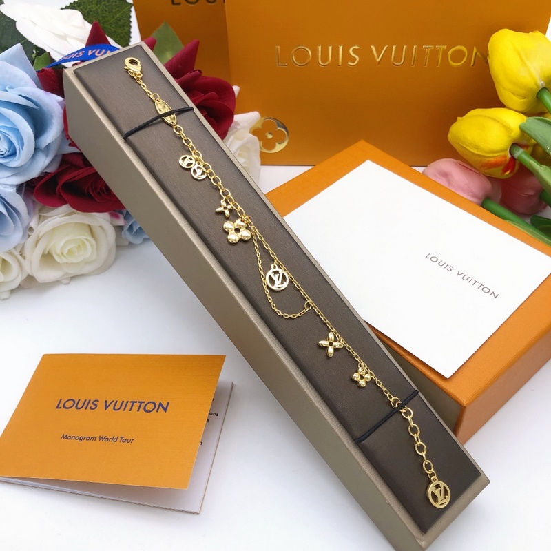 [原單對(duì)版] (配全套包裝) [Lv最新款 手鍊花朵 ]