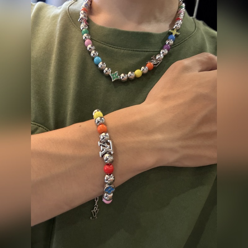 [原單對版] (配全套包裝) [新品上架]LV Candy 項鍊巧妙串連繽紛串