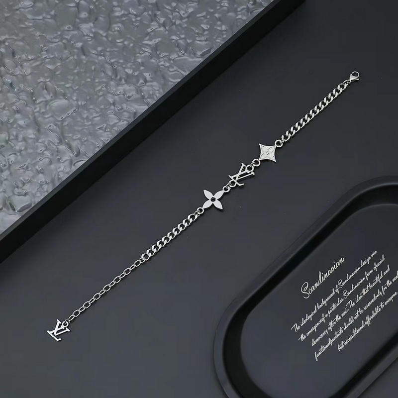 [原單對版] (配全套包裝) LV 路易威登 新款MNG ROW男女同款銀色拋