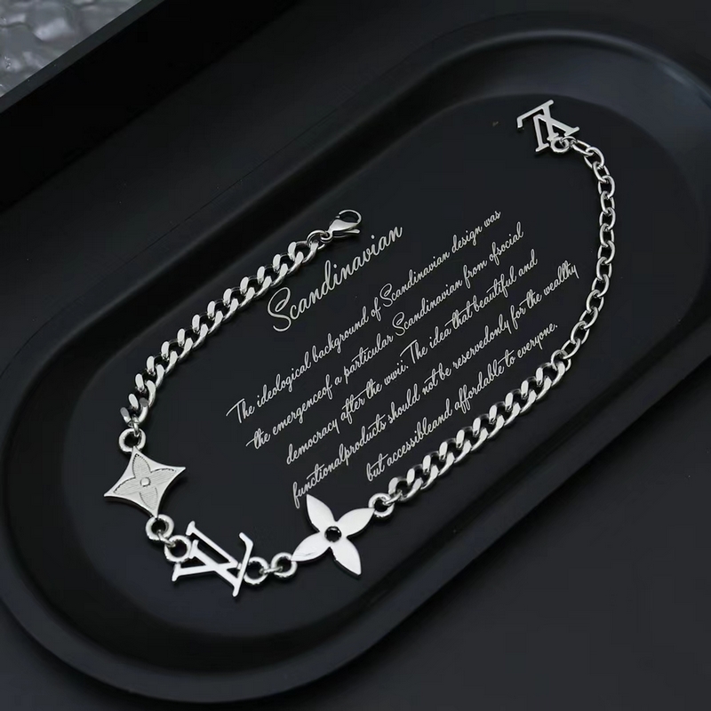 [原單對版] (配全套包裝) LV 路易威登 新款MNG ROW男女同款銀色拋