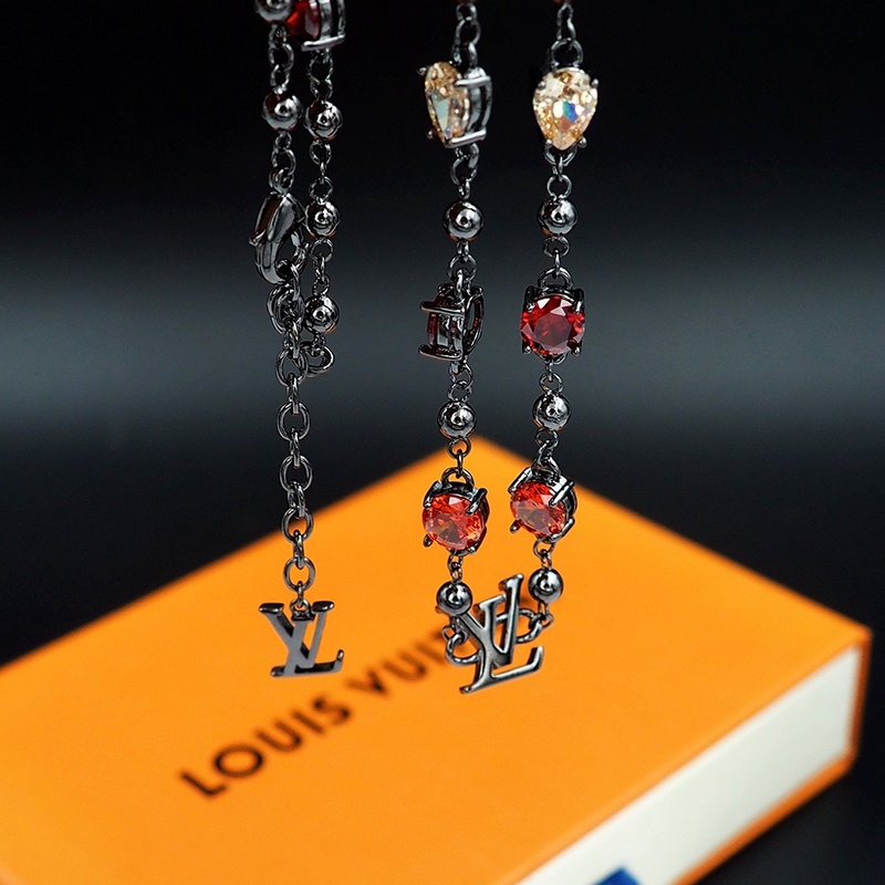 [原單對版] (配全套包裝) 驢家槍色彩鑽字母項鍊