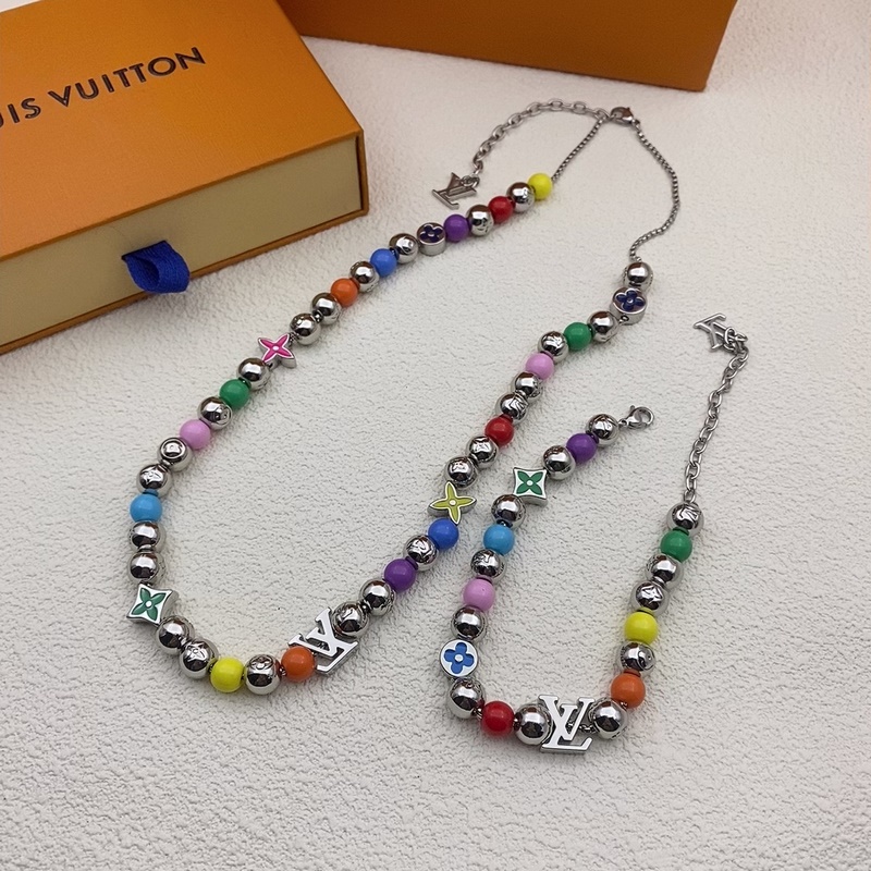 [原單對版]手鍊+項鍊 LV新款項鍊手鍊