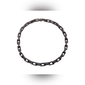 [原單對版]手鍊+項鍊 LV Monogram 淬火 黑金項鍊 專櫃對版一緻鈦鋼