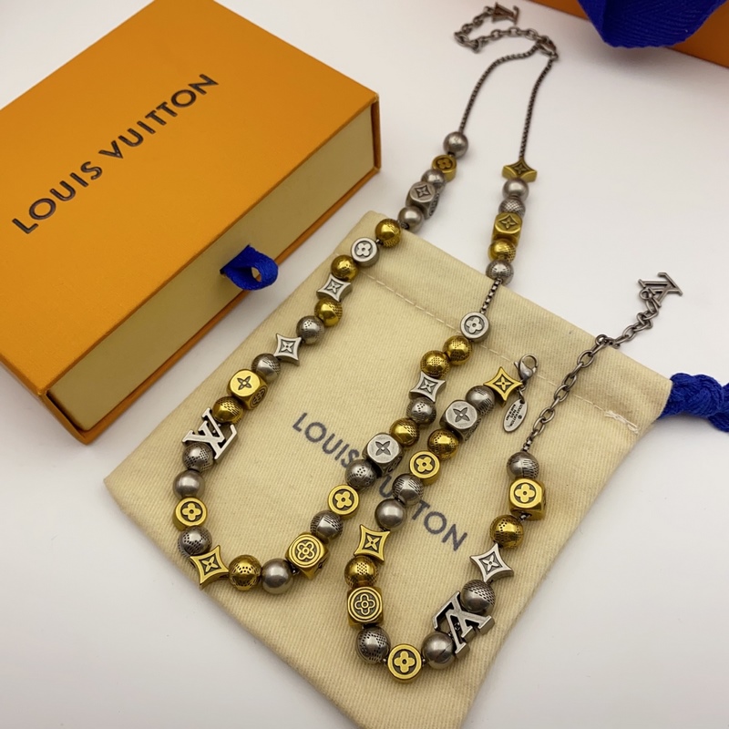 [原單對版]手鍊+ 項鍊 LV新款項鍊手鍊