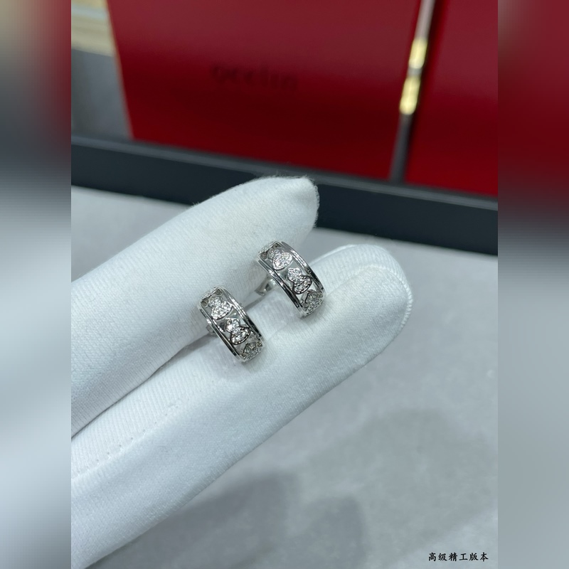 V金材質 5140210 麒麟圓圈葫蘆兩邊無鑽耳釘，福祿永恒-以圓鼓為靈感的Qe