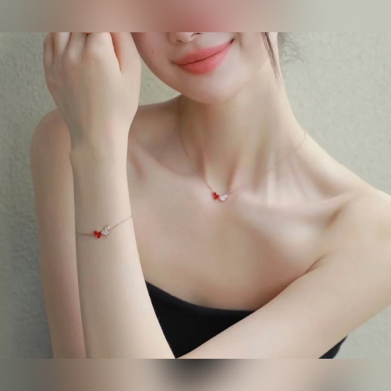 V金材質 4670160(紅 鑽)wulu麒麟雙葫蘆手鍊 超Q款 簡約的線條刻畫