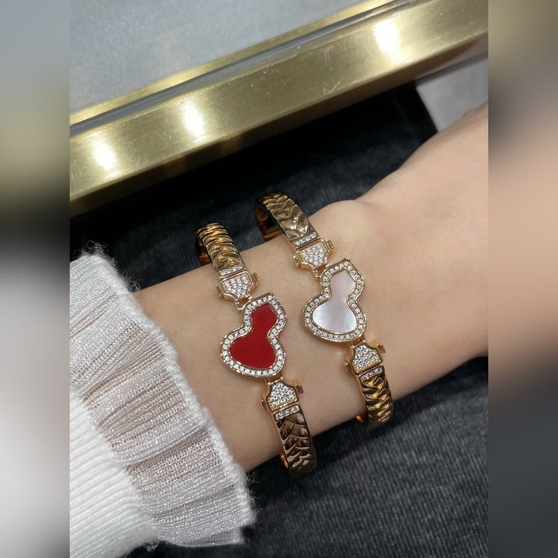 V金材質 qeelin麒麟編織紋紅瑪瑙葫蘆手鐲 超Q款 簡約的線條刻畫Wulu優