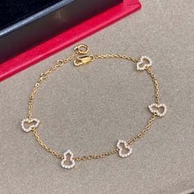 麒麟的WULU系列 五葫蘆 鏤空 手鍊 葫蘆自古就有 福祿吉祥 的寓意，新年特別