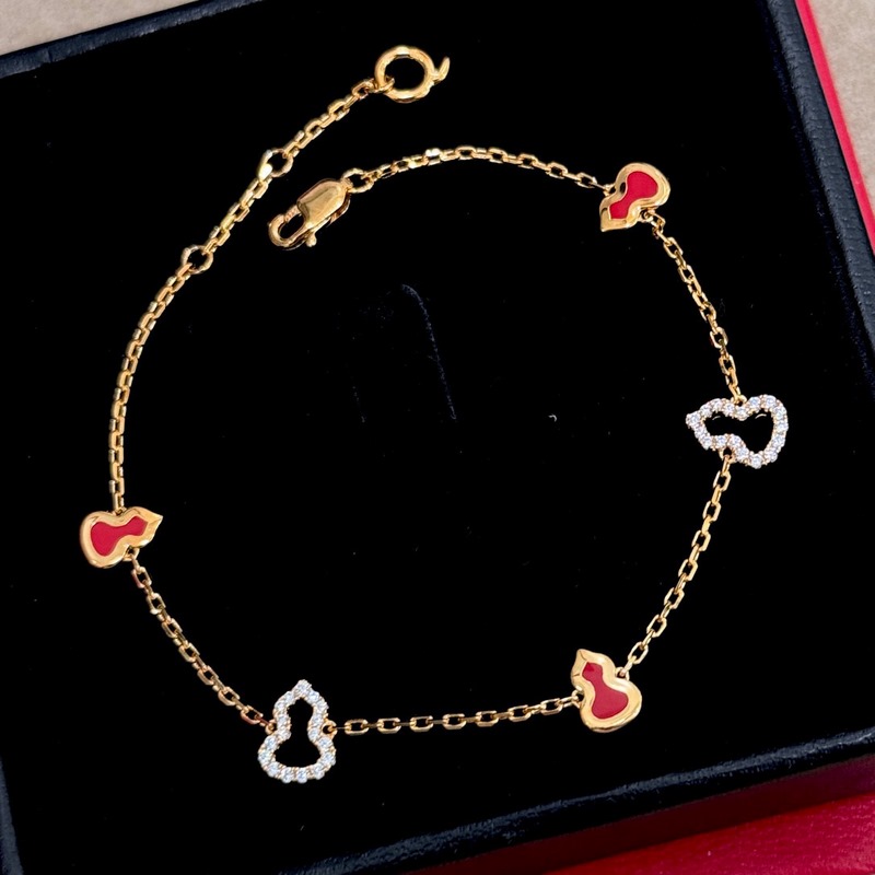 爆款現(xiàn)貨秒發(fā) 麒麟的WULU系列 五葫蘆 琺瑯 手鍊 葫蘆自古就有 福祿吉祥 的