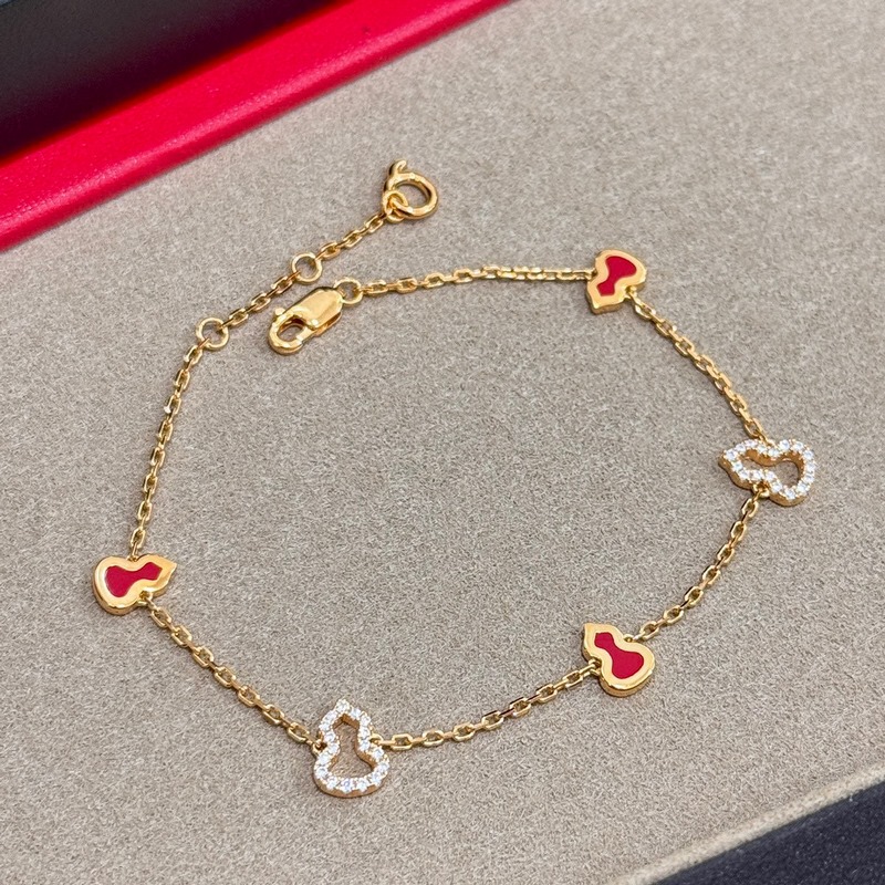 爆款現(xiàn)貨秒發(fā) 麒麟的WULU系列 五葫蘆 琺瑯 手鍊 葫蘆自古就有 福祿吉祥 的