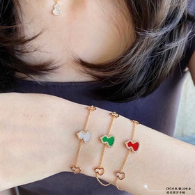 [原單對版] (配全套包裝) 麒麟迷你葫蘆手鍊，高顔值 上身效果很贊 很百搭哦