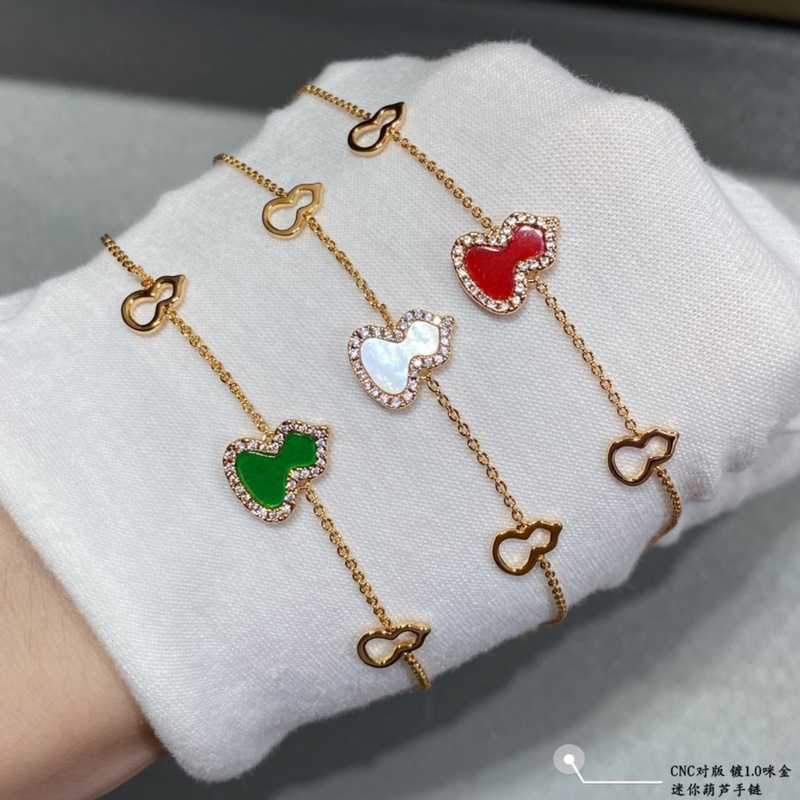 [原單對版] (配全套包裝) 麒麟迷你葫蘆手鍊，高顔值 上身效果很贊 很百搭哦