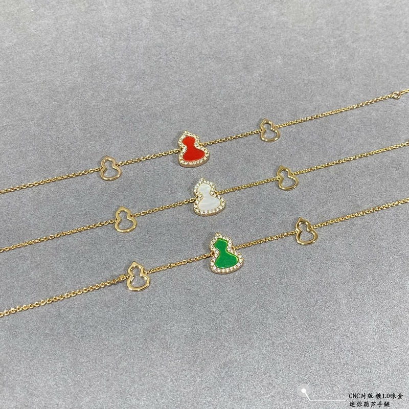 [原單對版] (配全套包裝) 麒麟迷你葫蘆手鍊，高顔值 上身效果很贊 很百搭哦