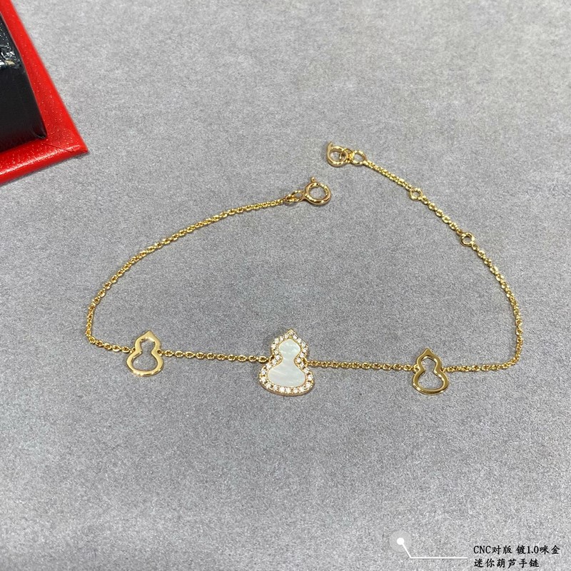 [原單對版] (配全套包裝) 麒麟迷你葫蘆手鍊，高顔值 上身效果很贊 很百搭哦