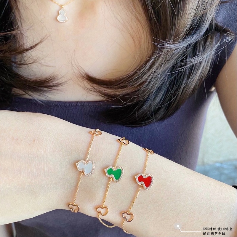 [原單對版] (配全套包裝) 麒麟迷你葫蘆手鍊，高顔值 上身效果很贊 很百搭哦