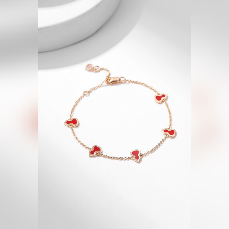 [原單對版] (配全套包裝) 麒麟小葫蘆手鍊，色澤和專櫃拍出來必須一模一樣的，非