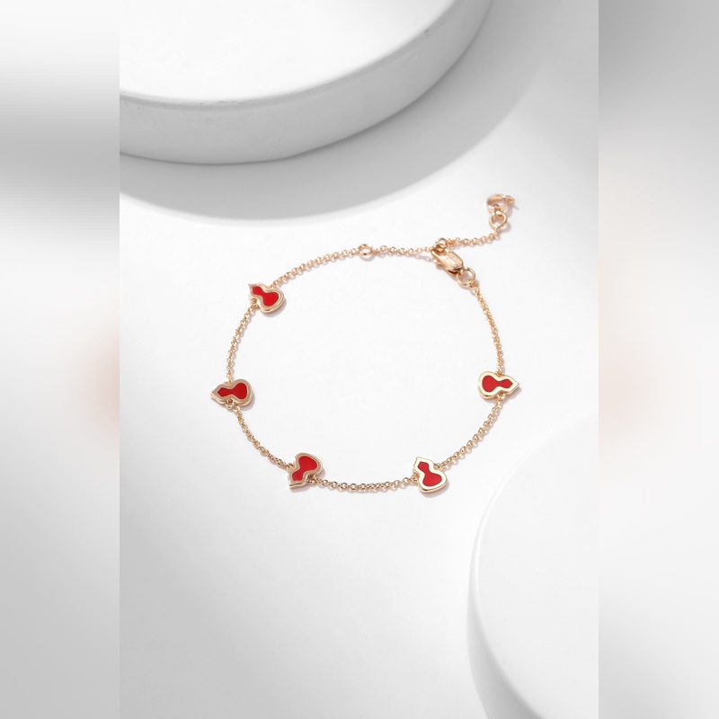 [原單對版] (配全套包裝) 麒麟小葫蘆手鍊，色澤和專櫃拍出來必須一模一樣的，非