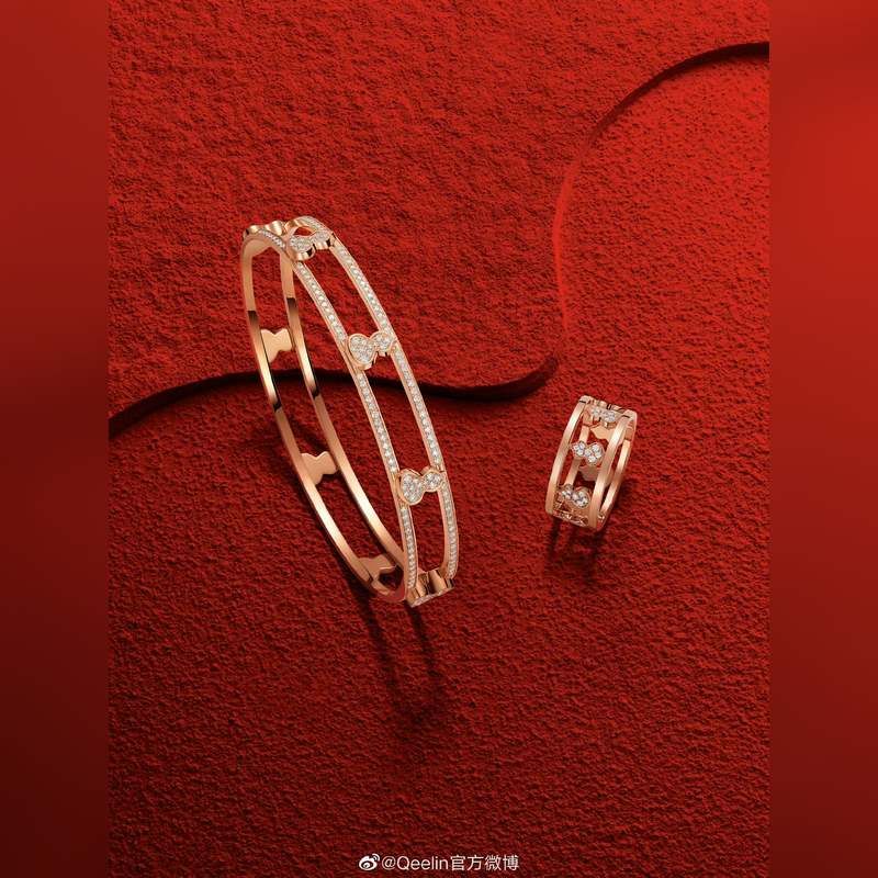 Qeelin 麒麟珠寶 22新款 鏤空 滿鑽葫蘆 手鐲 高級珠寶 采用中國元素與