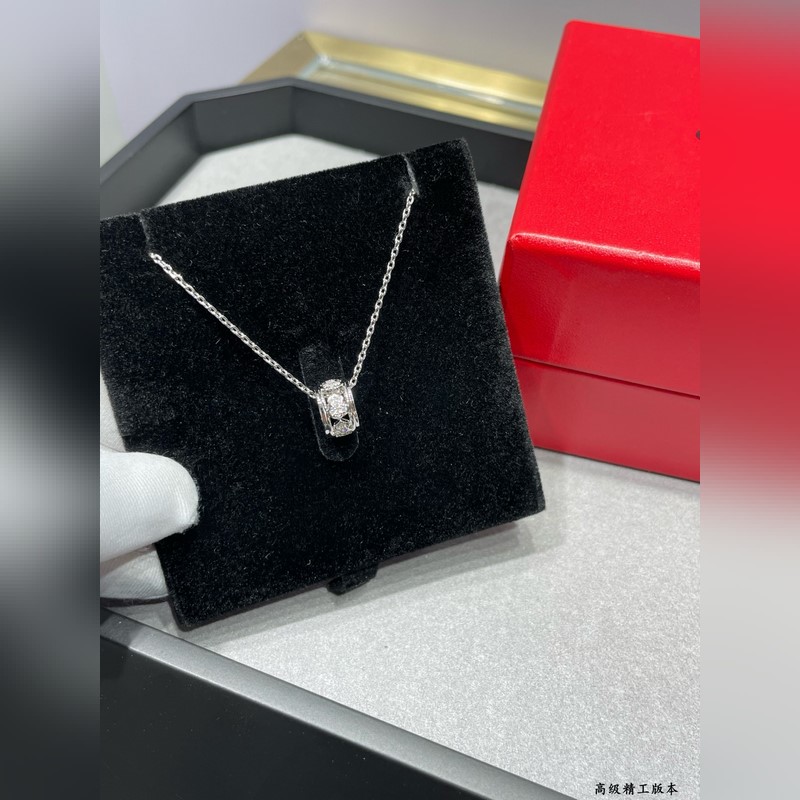 V金材質 5140210 麒麟圓圈葫蘆兩邊無鑽項鍊，福祿永恒-以圓鼓為靈感的Qe