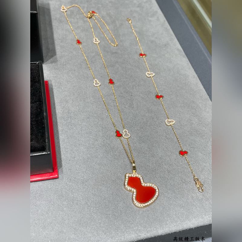 qeelin麒麟新款8葫蘆間鑽項鍊 超Q款 簡約的線條刻畫Wulu優美的形態 非