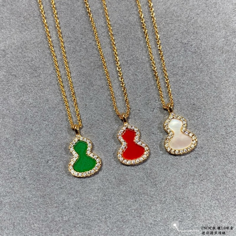 [原單對版](配全套包裝) 麒麟迷你葫蘆項鍊，高顔值 上身效果很贊 很百搭哦 小