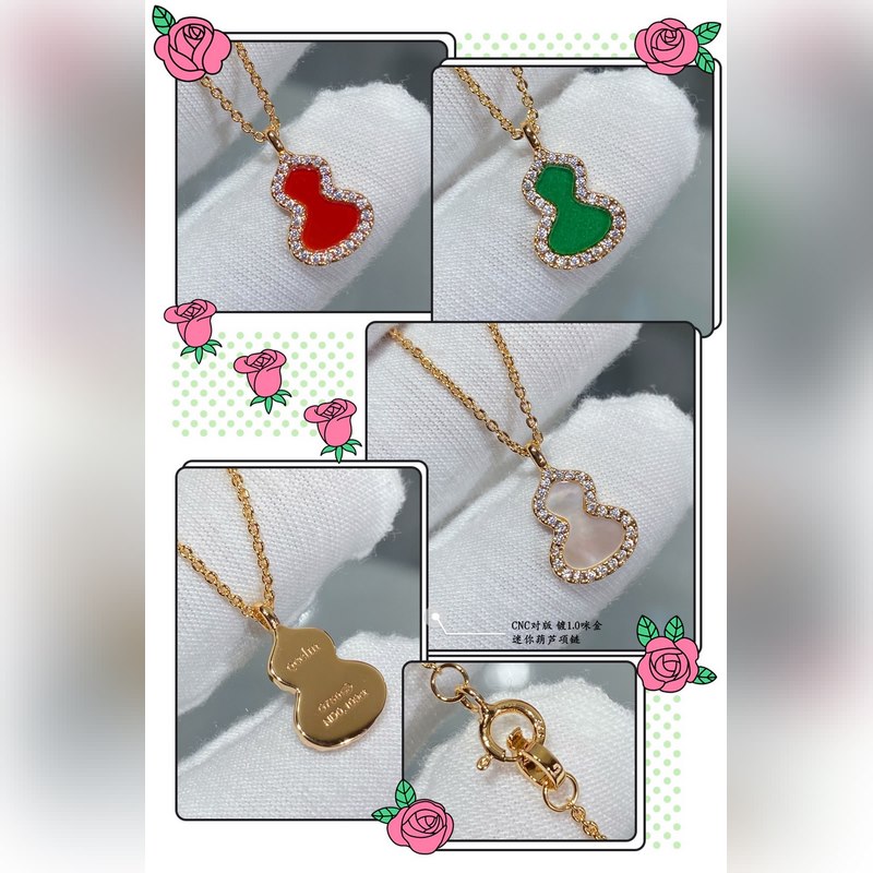 [原單對版](配全套包裝) 麒麟迷你葫蘆項鍊，高顔值 上身效果很贊 很百搭哦 小