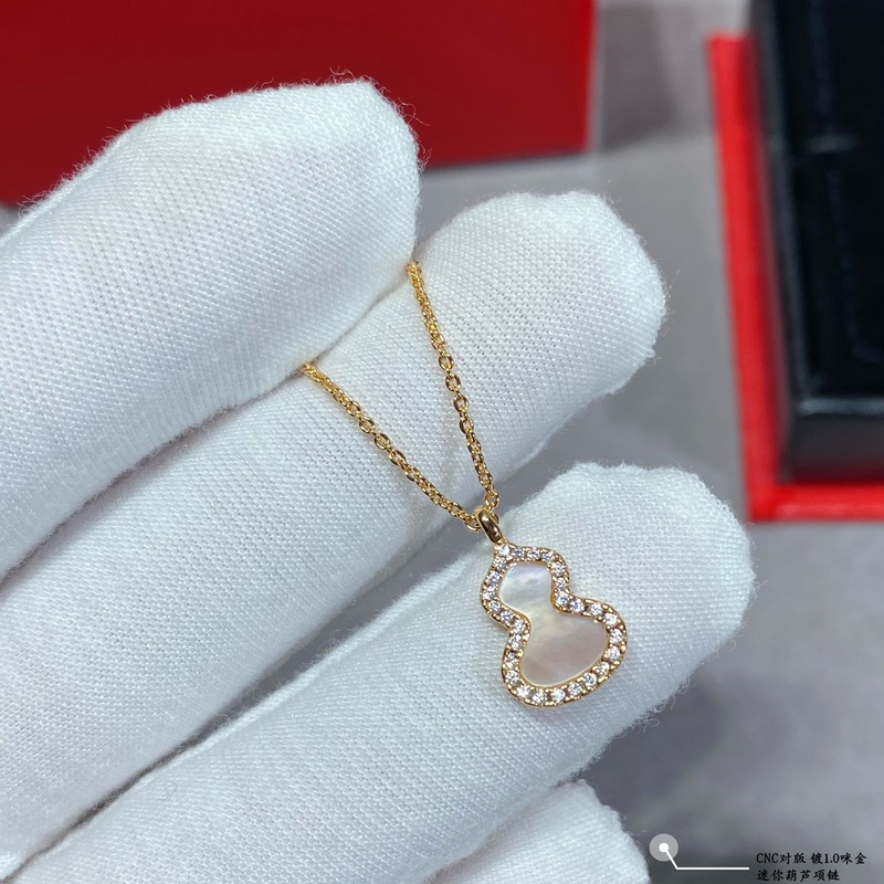 [原單對版](配全套包裝) 麒麟迷你葫蘆項鍊，高顔值 上身效果很贊 很百搭哦 小