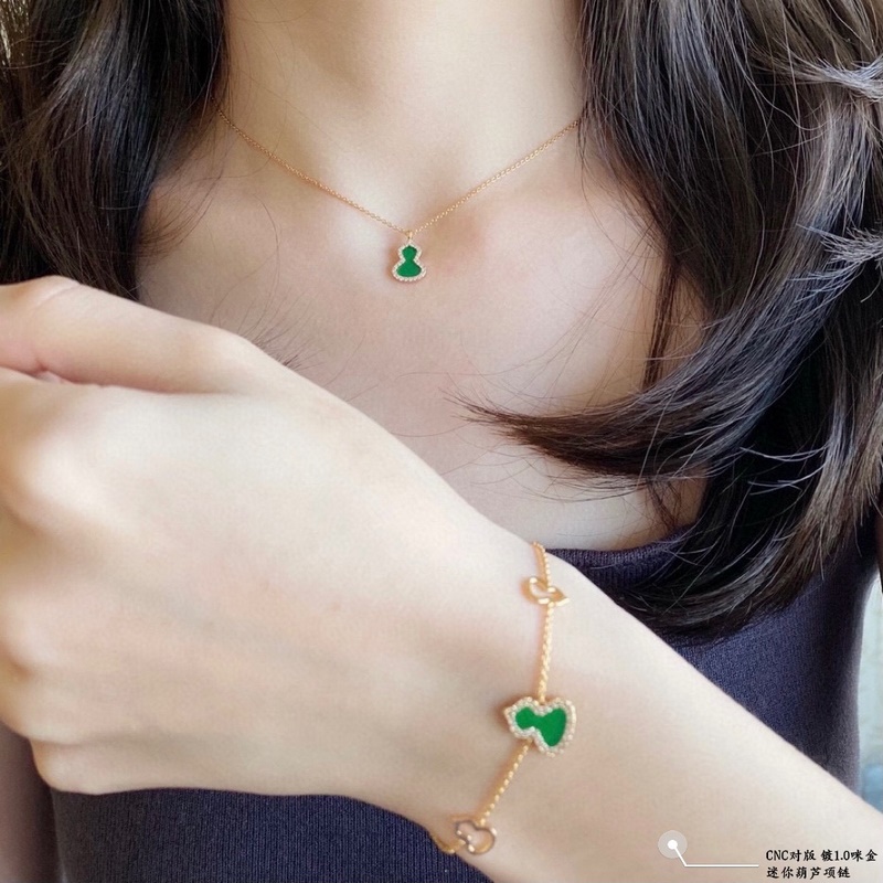 [原單對版](配全套包裝) 麒麟迷你葫蘆項鍊，高顔值 上身效果很贊 很百搭哦 小