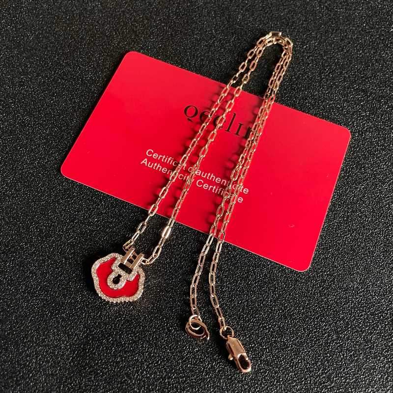 [原單對版] (配全套包裝) 麒麟mini如意項鍊 時尚與傳統相結合的一款 不會