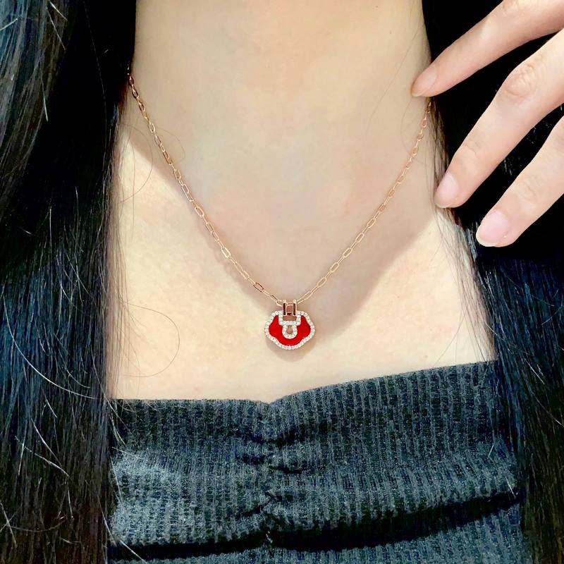 [原單對版] (配全套包裝) 麒麟mini如意項鍊 時尚與傳統相結合的一款 不會