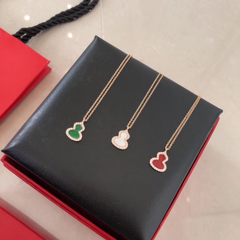 [原單對版] (配全套包裝) Qeelin 麒麟珠寶 綠葫蘆 白葫蘆 紅葫蘆 項