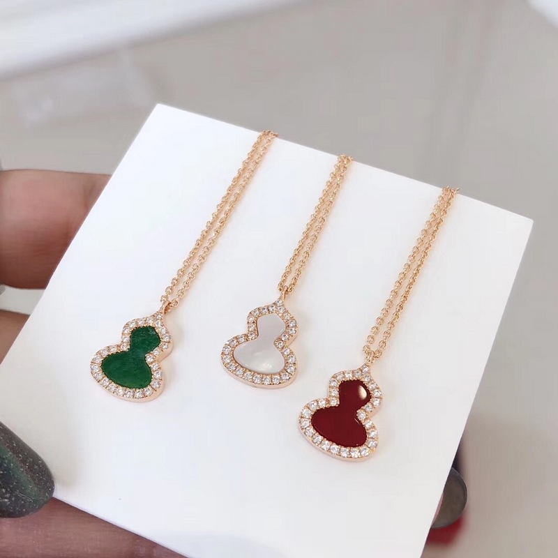 [原單對版] (配全套包裝) Qeelin 麒麟珠寶 綠葫蘆 白葫蘆 紅葫蘆 項