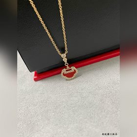 [原單對版] (配全套包裝) 麒麟mini如意項鍊 時尚與傳統相結合的一款 不會