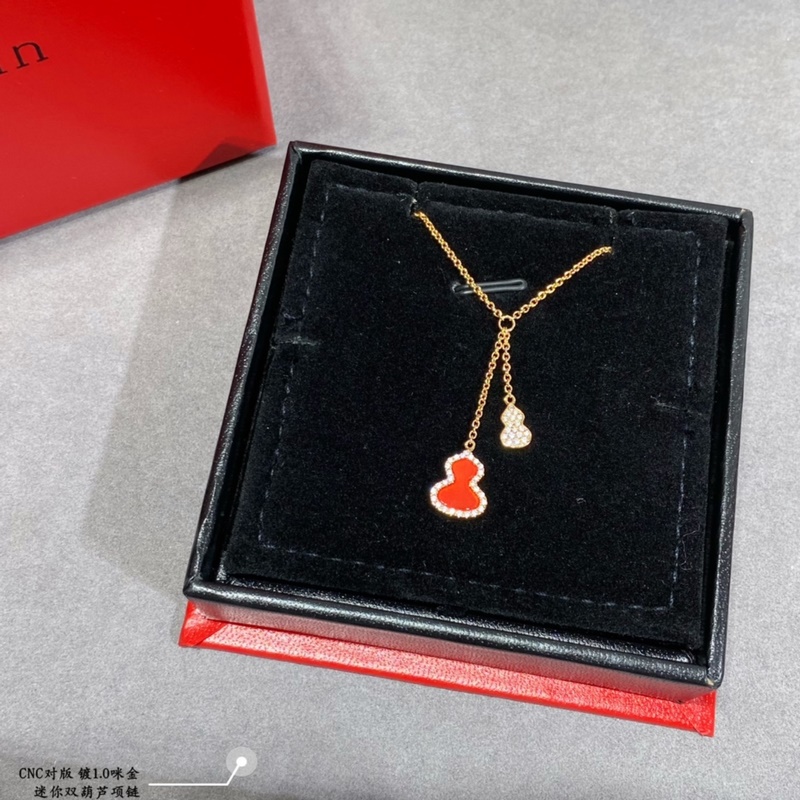 [原單對版](配全套包裝) 麒麟迷你雙葫蘆項鍊，高顔值 上身效果很贊 很百搭哦