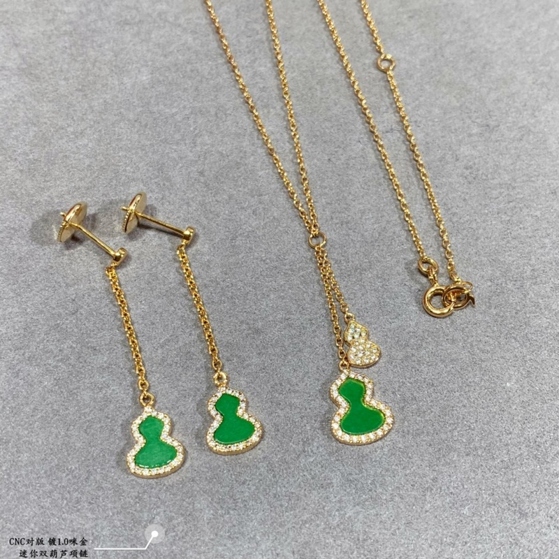 [原單對版](配全套包裝) 麒麟迷你雙葫蘆項鍊，高顔值 上身效果很贊 很百搭哦