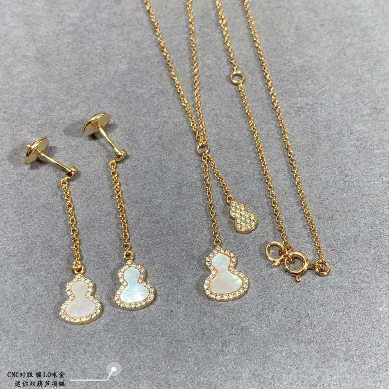 [原單對版](配全套包裝) 麒麟迷你雙葫蘆項鍊，高顔值 上身效果很贊 很百搭哦