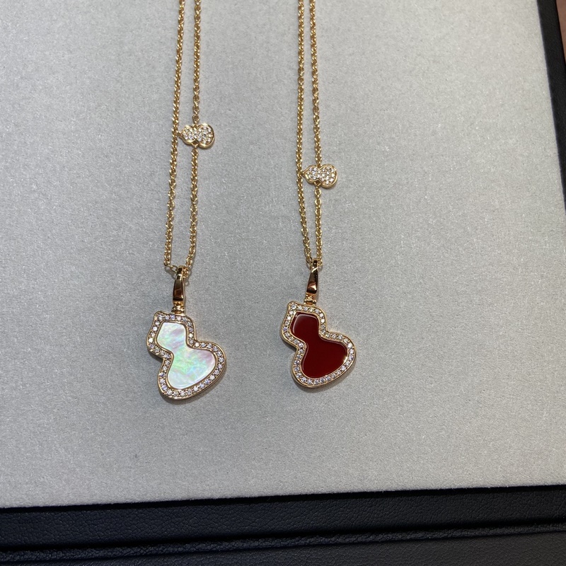 [原單對版] (配全套包裝) 麒麟中號天然石葫蘆項鍊 葫蘆 福祿 ，既保留傳統特